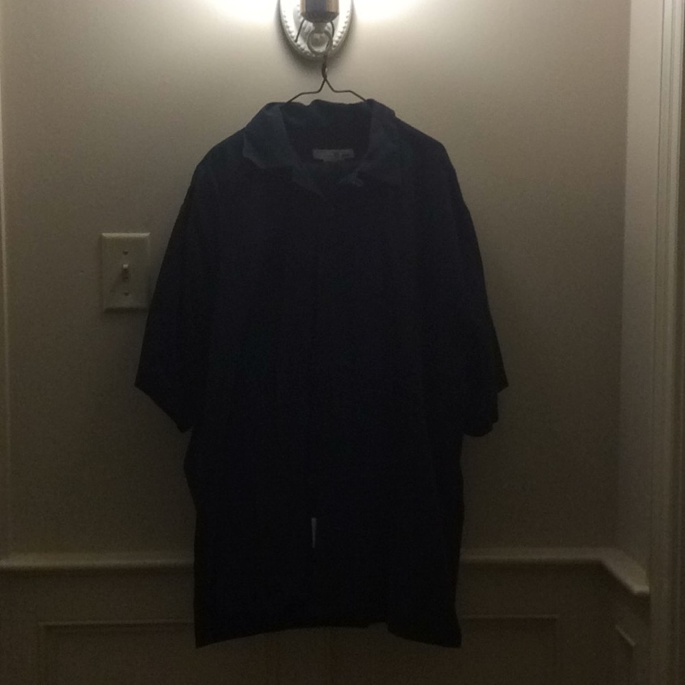 A two piece suit outfit